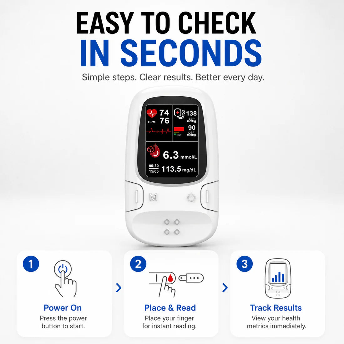 VitaCheck™ - Multi-Function Health Monitoring Device